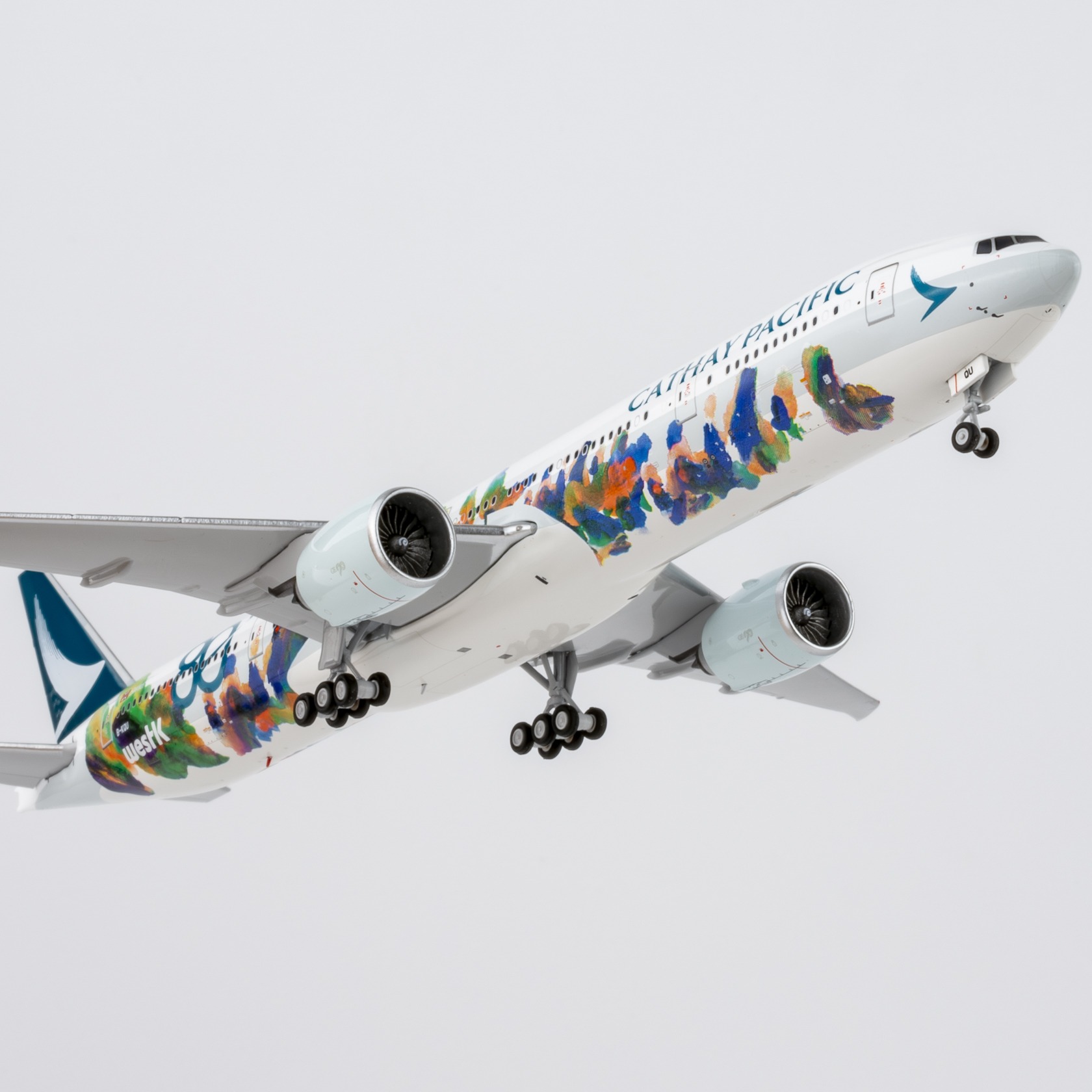 NG Models 1:400 Cathay Pacific Airways B-KQU Boeing 777-300 - Image 8