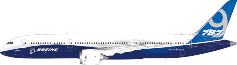 Aviation 400 1:400 The Boeing Aircraft Company N789FT Boeing 787-9 *** PRE-ORDER DUE DATE UNKNOWN ***