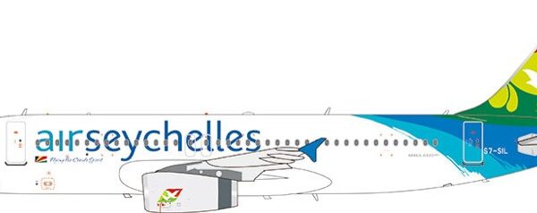 Aviation 400 1:400 Air Seychelles S7-SIL Airbus A320-200 *** PRE-ORDER DUE DATE UNKNOWN ***