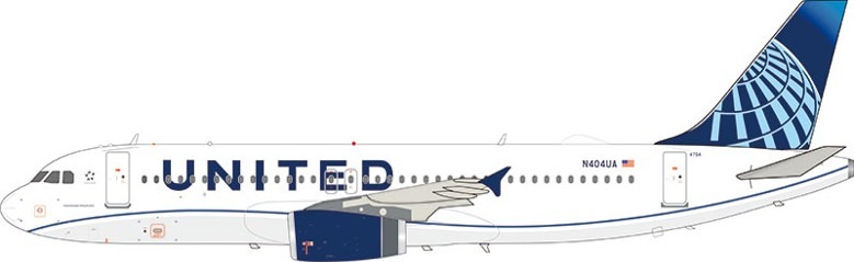 Aviation 400 1:400 United Airlines N404UA Airbus A320-200 *** PRE-ORDER DUE DATE UNKNOWN ***