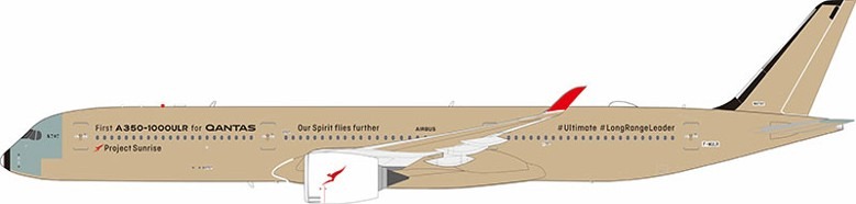 Aviation 400 1:400 Qantas Airways F-WULR Airbus A350-1000ULR *** PRE-ORDER DUE DATE UNKNOWN ***