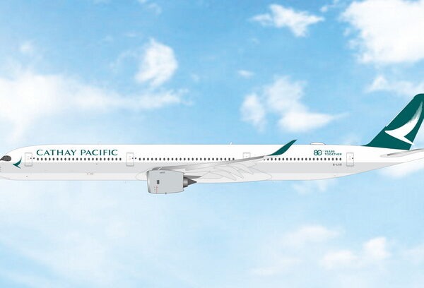 Phoenix 1:400 Cathay Pacific Airways B-LXD Airbus A350-1000 *** PRE-ORDER - DUE OCTOBER / NOVEMBER 2026 ***