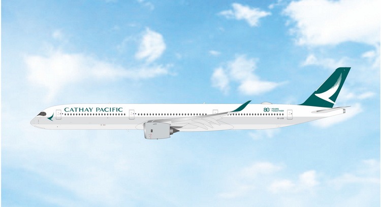 Phoenix 1:400 Cathay Pacific Airways B-LXD Airbus A350-1000 *** PRE-ORDER - DUE OCTOBER / NOVEMBER 2026 ***