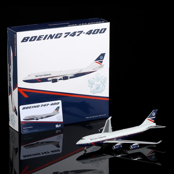 HX Models 1:400 British Airways G-CIVC Boeing 747-400 [FLAPS DOWN]