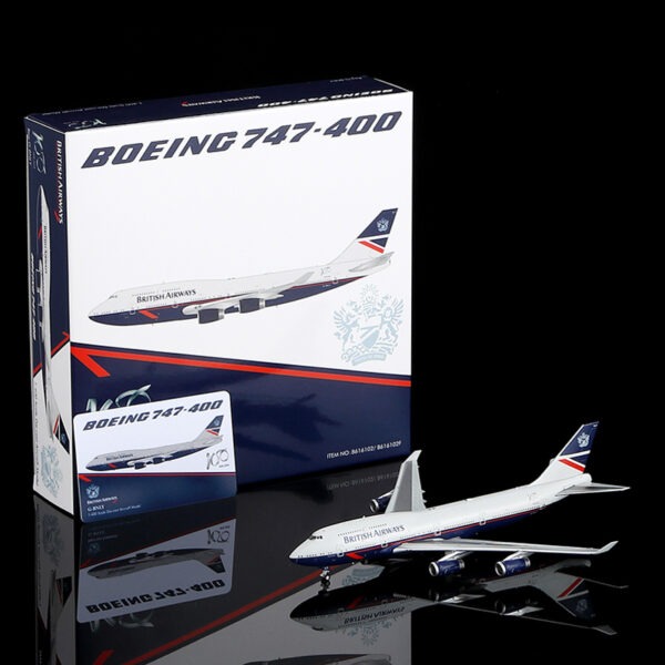 HX Models 1:400 British Airways G-BNLY Boeing 747-400