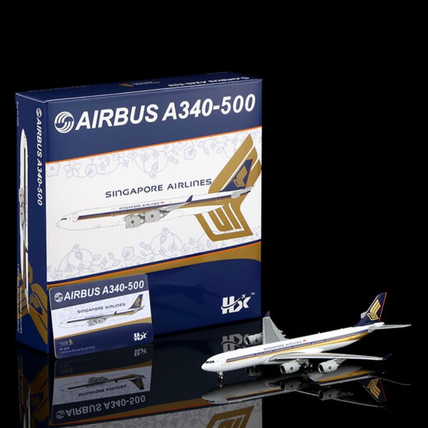 HX Models 1:400 Singapore Airlines 9V-SGD Airbus A340-500
