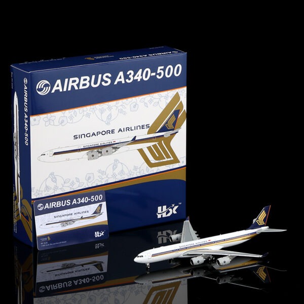 HX Models 1:400 Singapore Airlines 9V-SGE Airbus A340-500