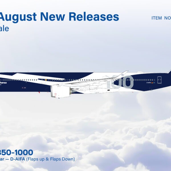SQ Wings 1:200 Lufthansa D-AIFA Airbus A350-1000 [FLAPS DOWN] *** PRE-ORDER DUE SEPTEMBER/OCTOBER 2026 ***
