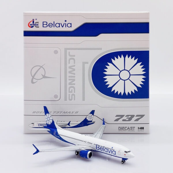 JC Wings 1:400 Belavia Belarusian Airlines EW-546PA Boeing 737-MAX 8