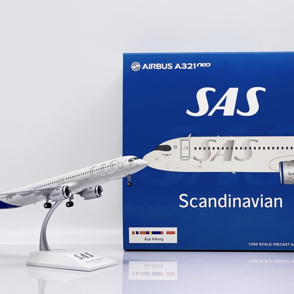 JC Wings 1:200 SAS Scandinavian Airlines SE-DMR Airbus A321-Neo