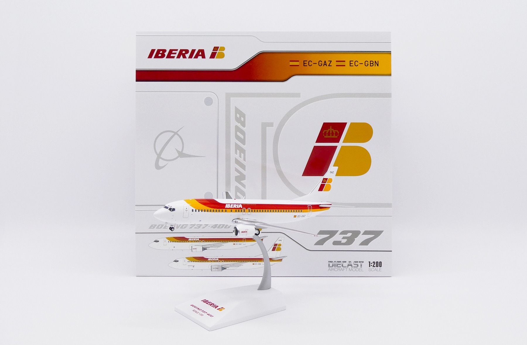 JC Wings 1:200 Iberia EC-GAZ Boeing 737-400