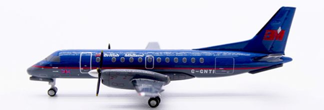 JC Wings 1:400 bmi British Midland G-GNTI Saab S-340B