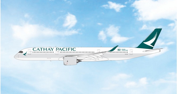Phoenix 1:400 Cathay Pacific Airways B-LRV Airbus A350-900 *** PRE-ORDER - DUE DECEMBER 26 / JANUARY 2027 ***