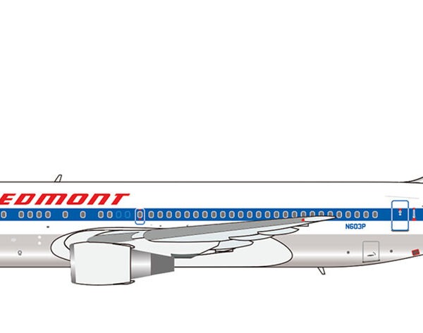 V1 400 1:400 Piedmont Airlines N603P Boeing 767-200 *** PRE-ORDER DUE OCTOBER/NOVEMBER 2026 ***