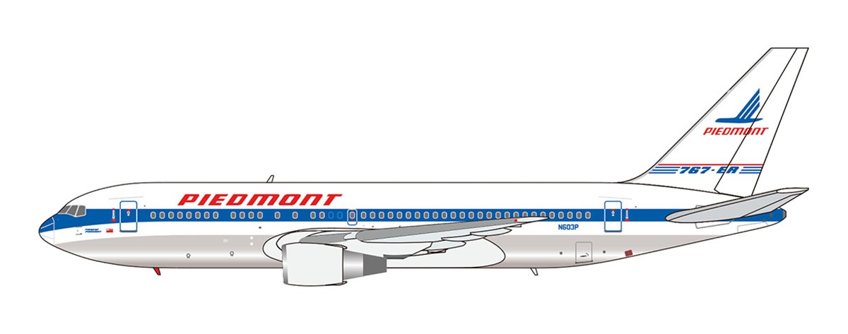 V1 400 1:400 Piedmont Airlines N603P Boeing 767-200 *** PRE-ORDER DUE OCTOBER/NOVEMBER 2026 ***