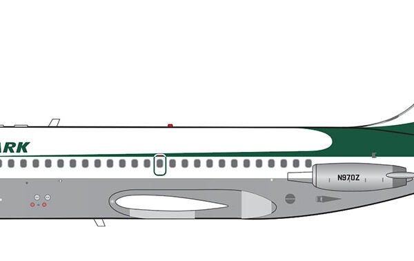 V1 400 1:400 Ozark Airlines N970Z Douglas DC-9-15  *** PRE-ORDER DUE OCTOBER - NOVEMBER 2026 ***