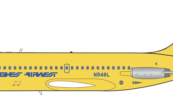 V1 400 1:400 Hughes Airwest N948L Douglas DC-9-14  *** PRE-ORDER DUE OCTOBER - NOVEMBER 2026 ***