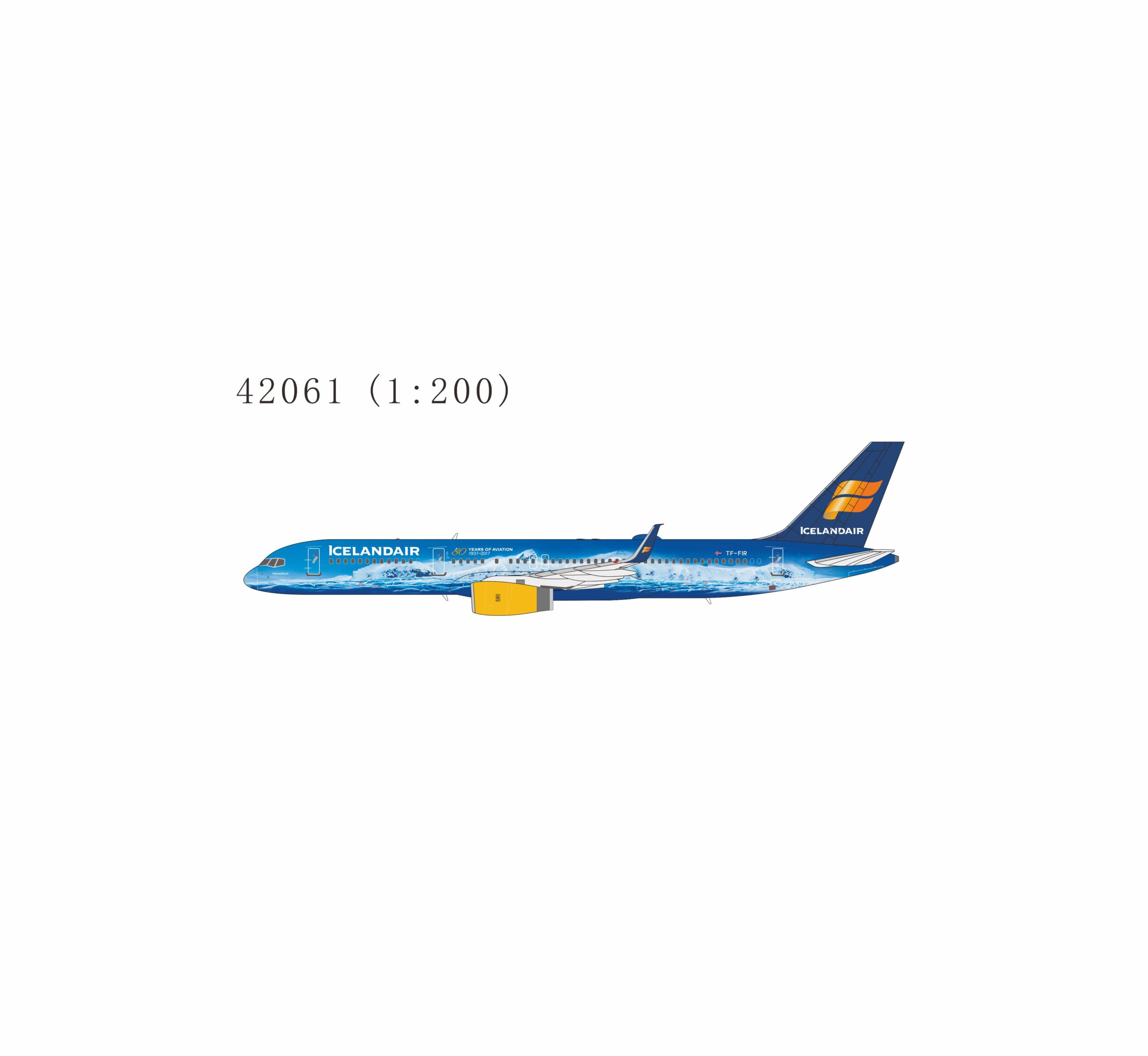 NG Models 1:200 Icelandair TF-FIR Boeing 757-200W *** PRE-ORDER DUE OCTOBER/NOVEMBER 2026 ***