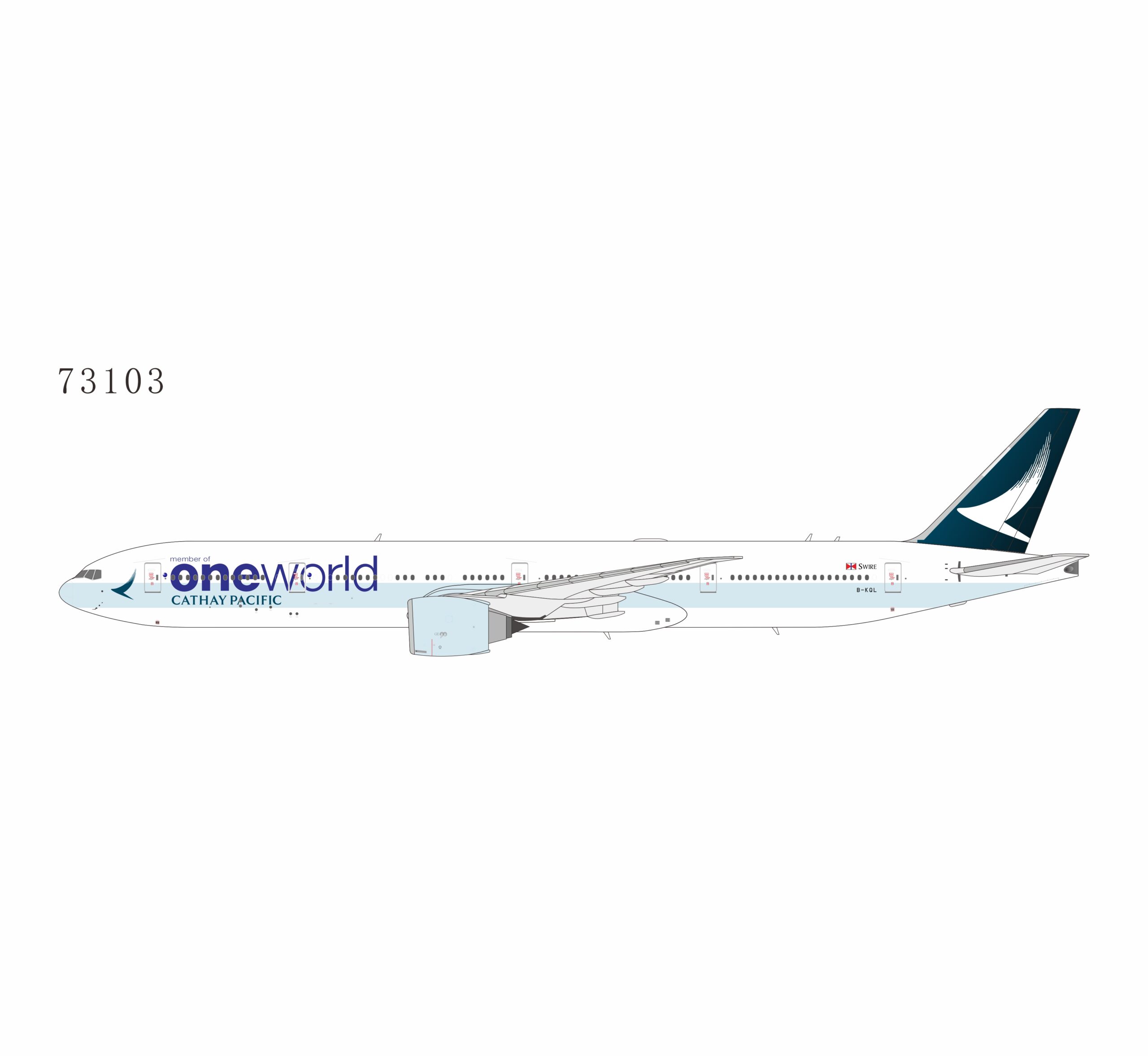 NG Models 1:400 Cathay Pacific Airways B-KQL Boeing 777-300 *** PRE-ORDER DUE OCTOBER/NOVEMBER 2026 ***