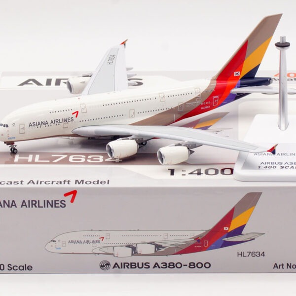 Aviation 400 1:400 Asiana Airlines HL7634 Airbus A380-800