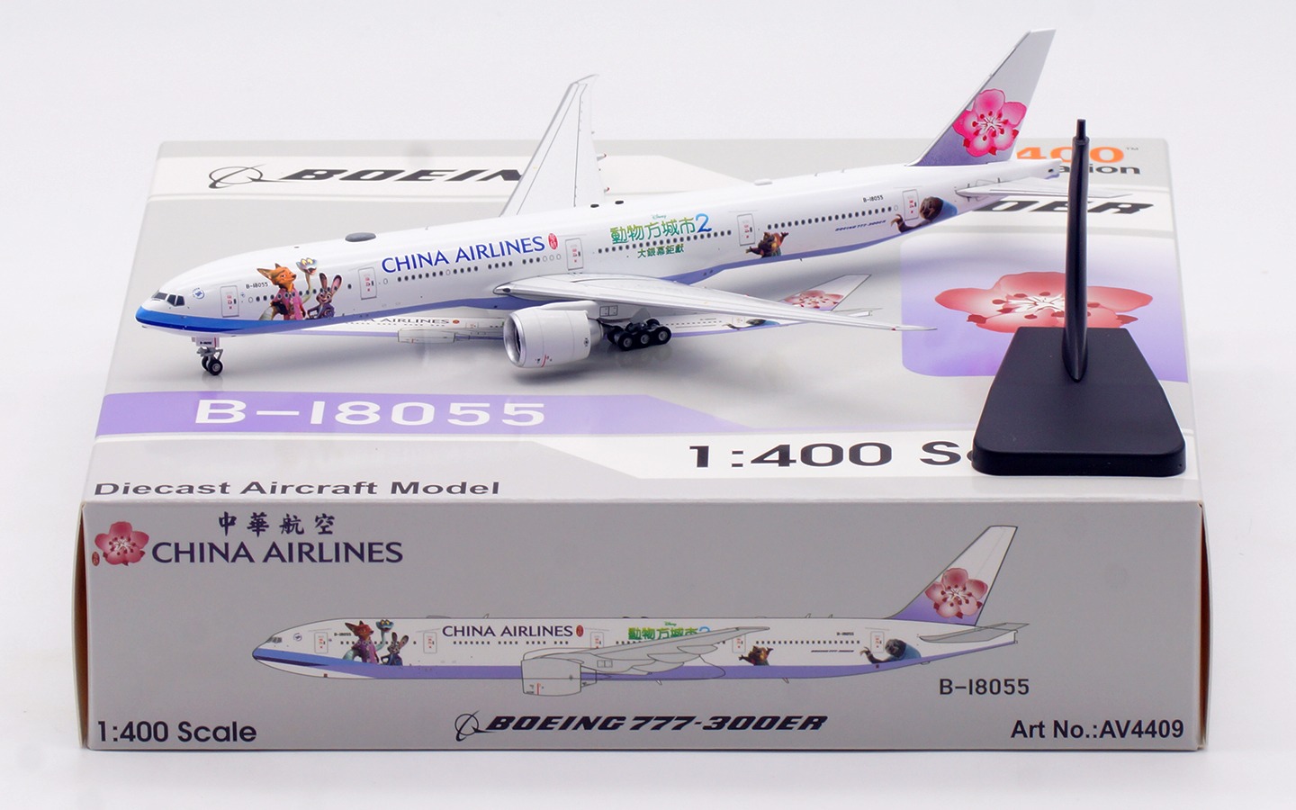 Aviation 400 1:400 China Airlines B-18055 Boeing 777-300