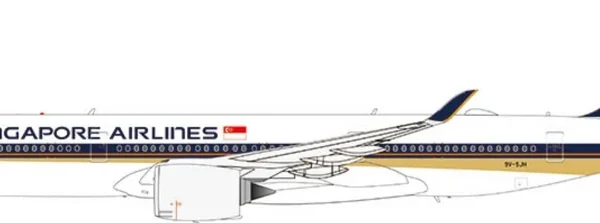 Aviation 400 1:400 Singapore Airlines 9V-SJH Airbus A350-900 *** PRE-ORDER DUE DATE UNKNOWN ***