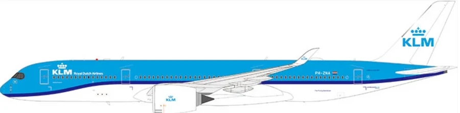 Aviation 400 1:400 KLM Royal Dutch Airlines PH-NZA Airbus A350-1000 *** PRE-ORDER DUE DATE UNKNOWN ***