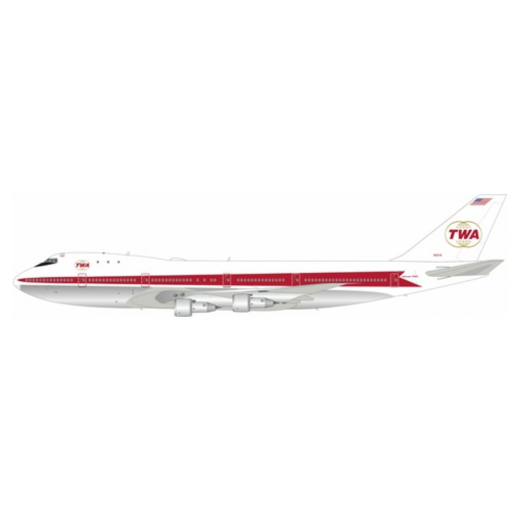 Inflight 200 1:200 TWA Trans World Airlines N93118 Boeing 747-100 *** PRE-ORDER DUE DECEMBER 26 / JANUARY 2027 ***
