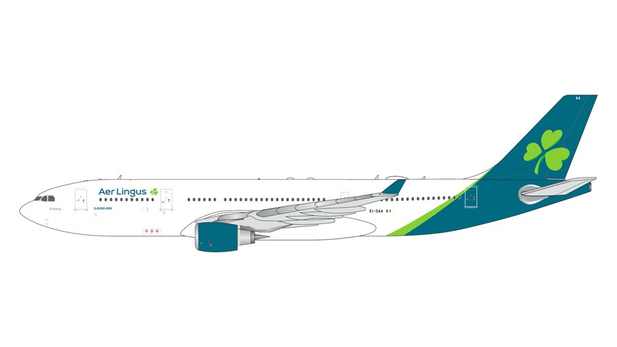 Gemini Jets 1:400 Aer Lingus EI-DAA Airbus A330-300 *** PRE-ORDER DUE NOVEMBER/DECEMBER 2026 ***