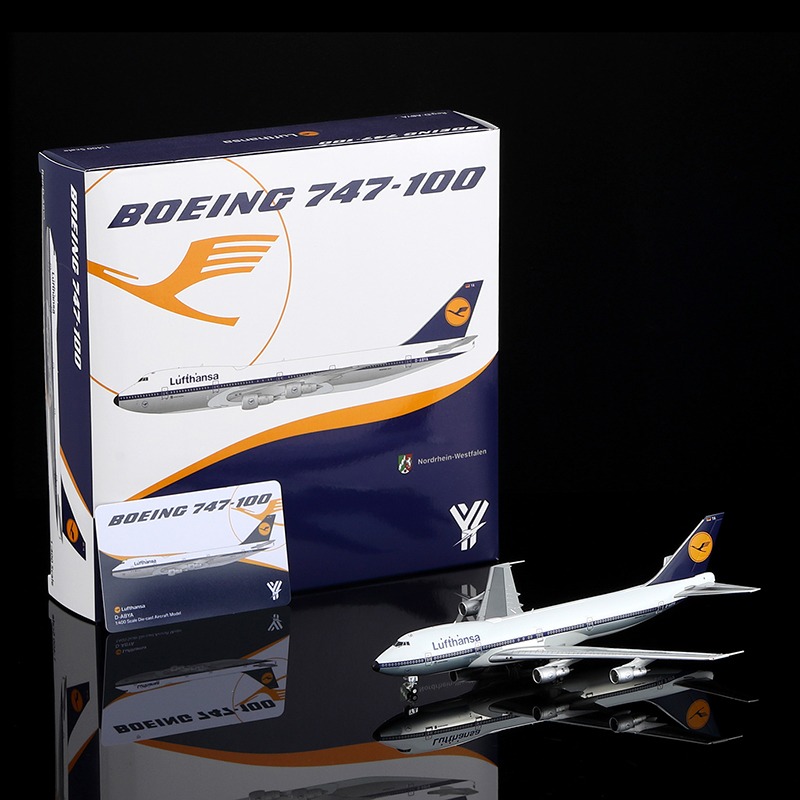 YY Wings 1:400 Lufthansa D-ABYA Boeing 747-100 *** PRE-ORDER DUE OCTOBER/NOVEMBER 2026 ***