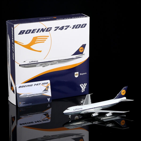 YY Wings 1:400 Lufthansa D-ABYC Boeing 747-100 *** PRE-ORDER DUE OCTOBER/NOVEMBER 2026 ***