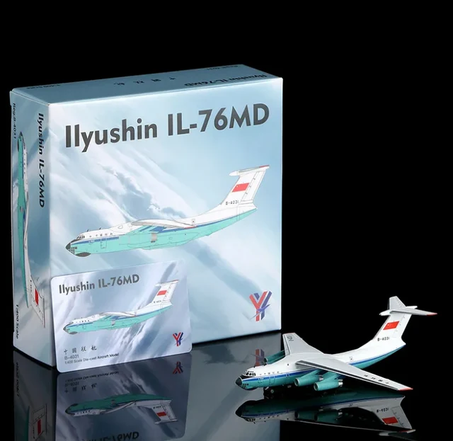 YY Wings 1:400 China United Airlines B-4032 Ilyushin IL-76 *** PRE-ORDER DUE OCTOBER/NOVEMBER 2026 ***