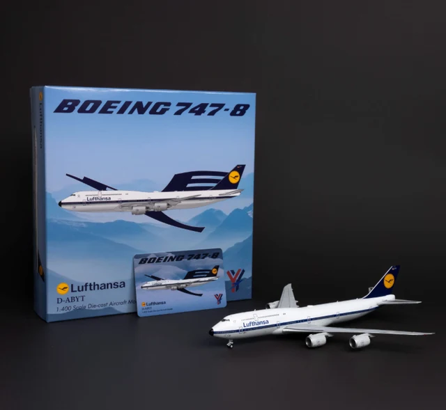 YY Wings 1:400 Lufthansa D-ABYT Boeing 747-8 *** PRE-ORDER DUE OCTOBER/NOVEMBER 2026 ***
